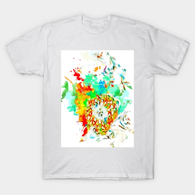 Surf color splash graffiti abstract T-Shirt by SilverPixieArt